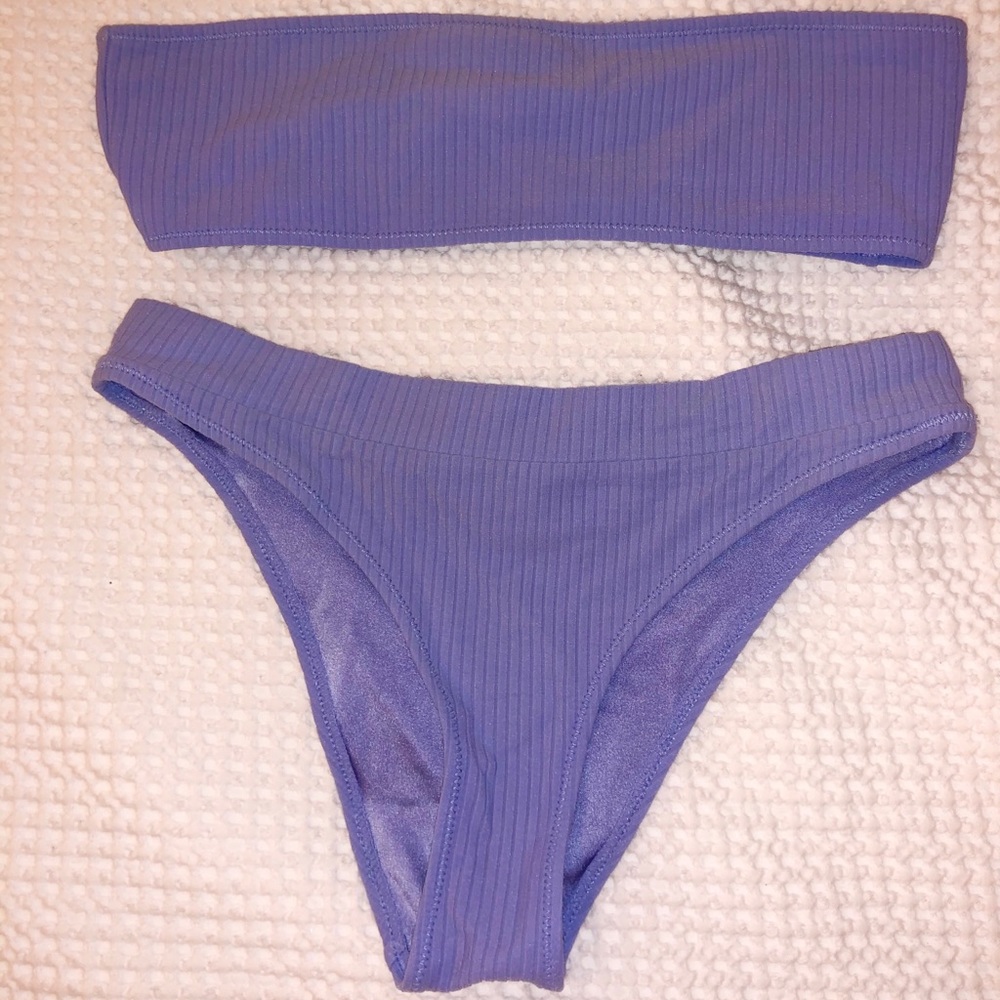 Triangl strapless bathing suit